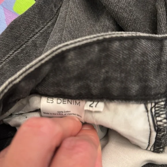 NWT EB Denim blackwash jeans